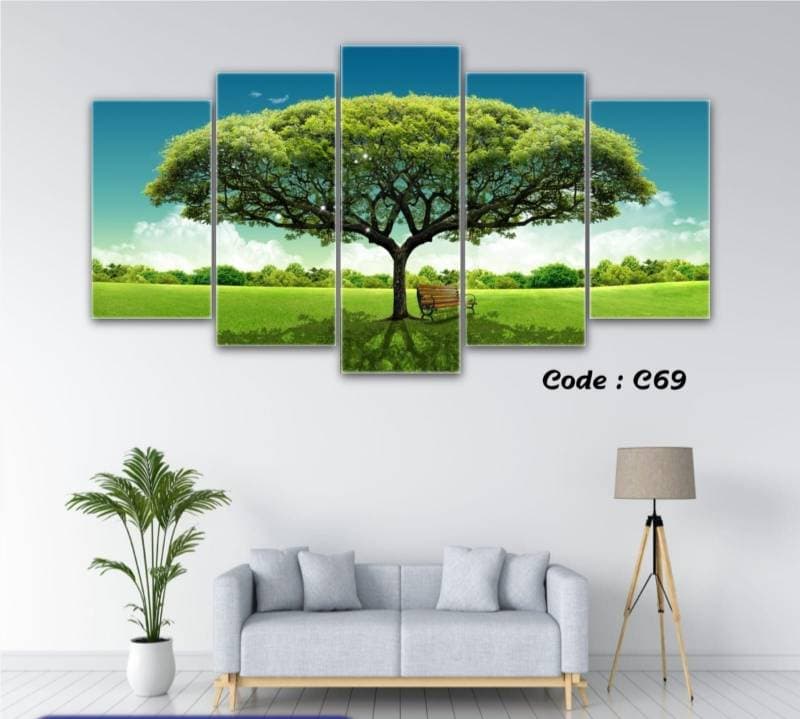 5 Part Natural Canvas- AM-C69