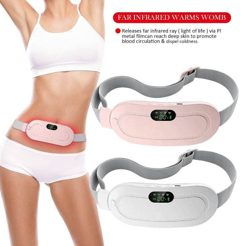 Heating pad for Period Cramps & Vibration sliming Massage belt thumbnail 3