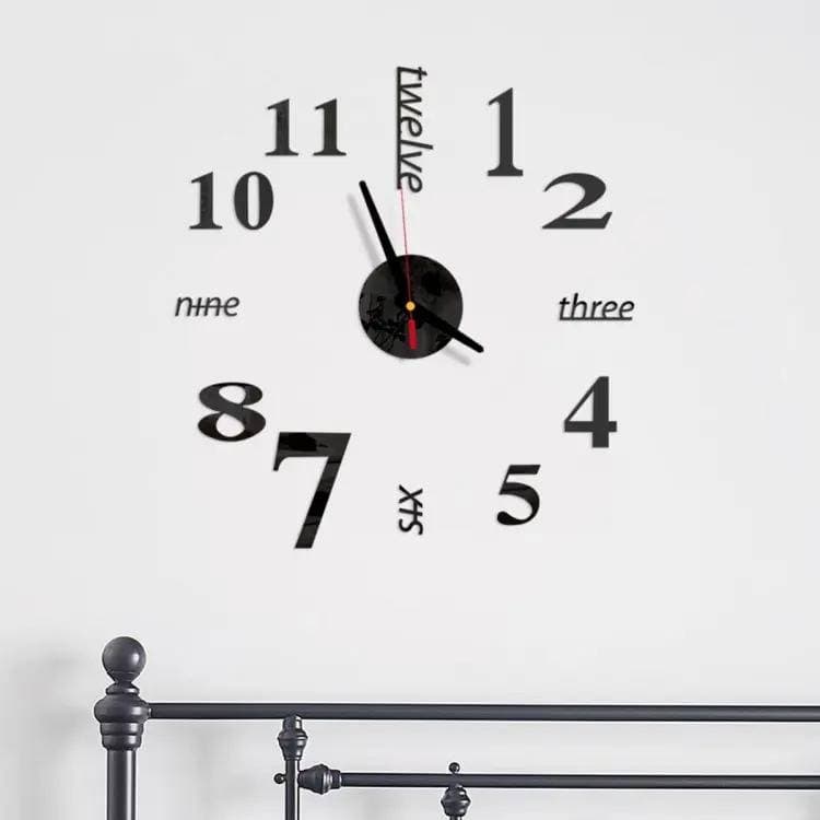 3D Aryclic Wall Clock thumbnail 4