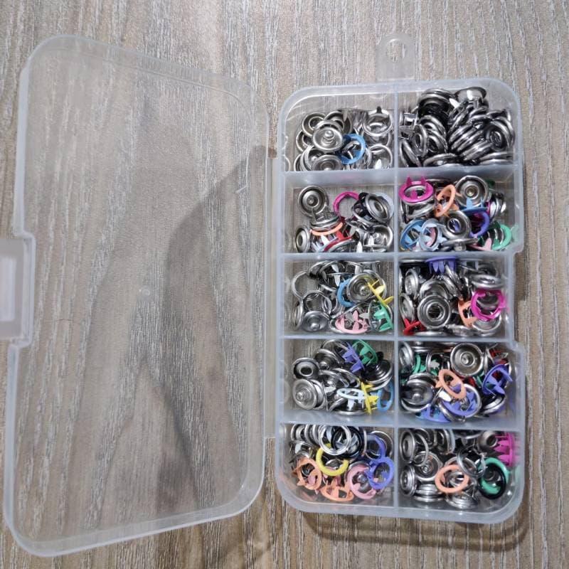 100 Pcs Color Button Box (১০০ সেট কালার বোতাম বক্স) thumbnail 2