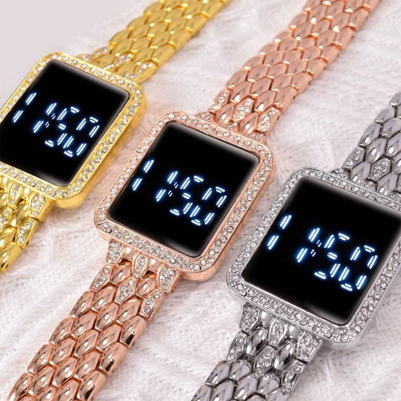 Luxury Digital Touch Screen Led Watch For Women thumbnail 2
