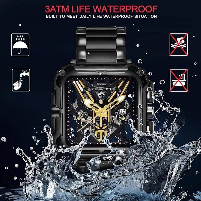 TSERA T1008S-B-YL-B Multifunction 3ATM Water Resistant Watch thumbnail 2