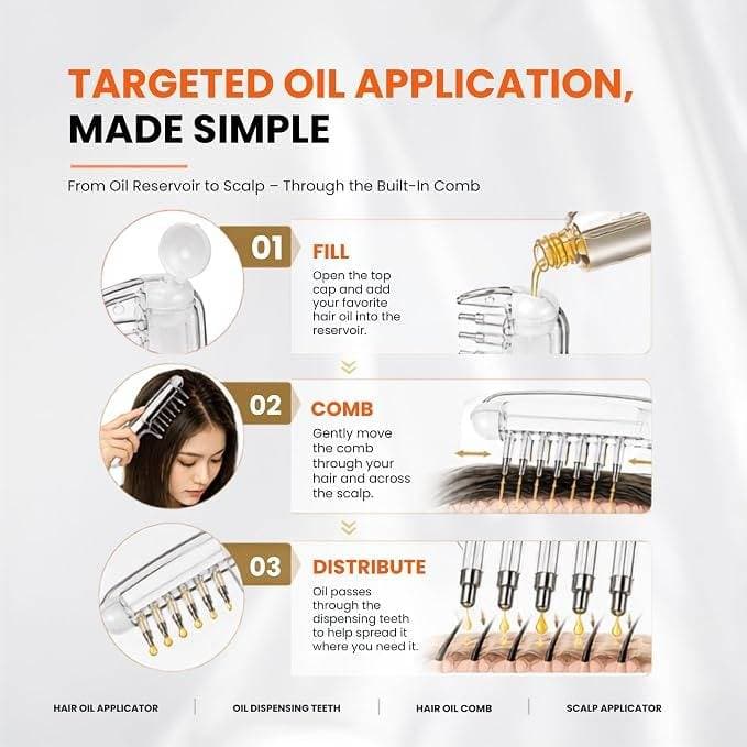 Hair Oil Applicator Comb thumbnail 3