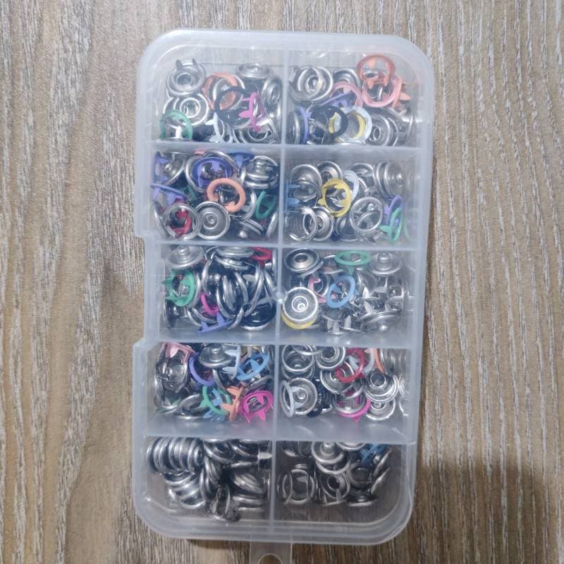 100 Pcs Color Button Box (১০০ সেট কালার বোতাম বক্স) thumbnail 3