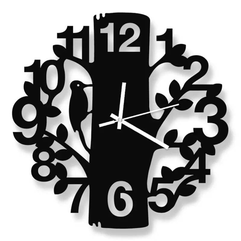 Decorative Wooden Board Wall Clock -1021