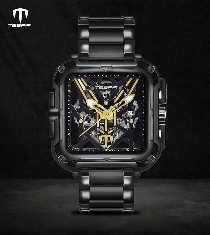 TSERA T1008S-B-YL-B Multifunction 3ATM Water Resistant Watch