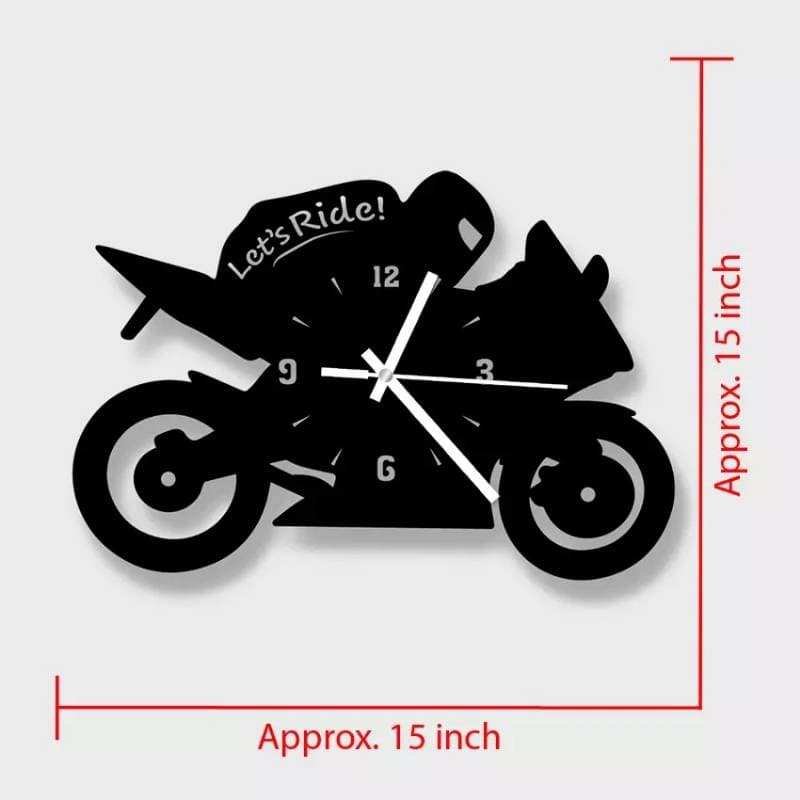 Bike Decorative Wall Clock -1060 thumbnail 2