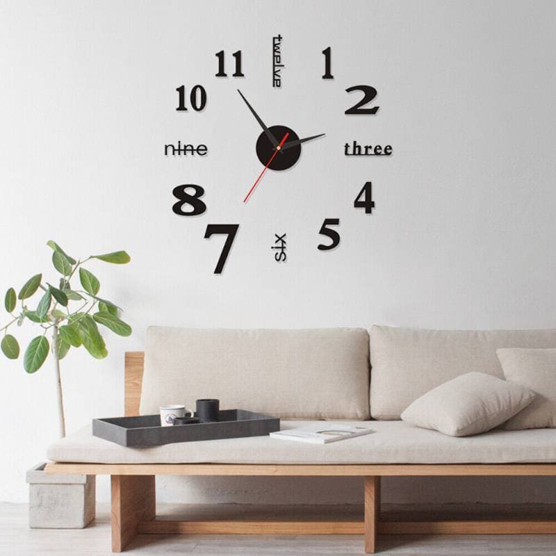 3D Aryclic Wall Clock