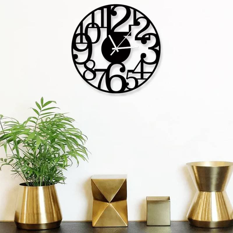 Decorative Wooden Board Wall Clock-1011 thumbnail 2