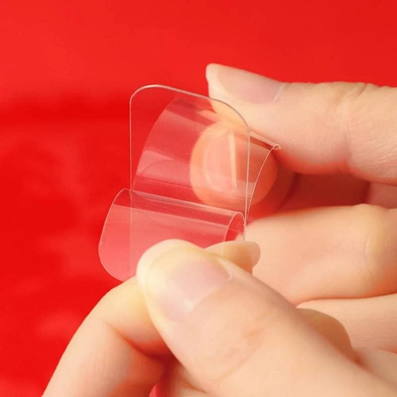 60pcs Reusable Multifunctional Double Sided Adhesive Clear Tape Sticky Transparent Tape thumbnail 3