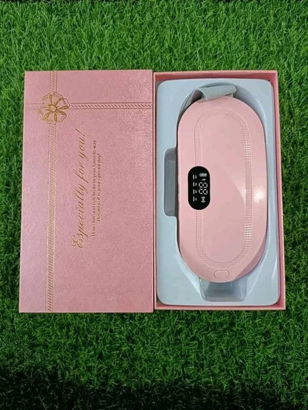 Heating pad for Period Cramps & Vibration sliming Massage belt thumbnail 4