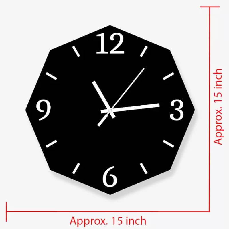 Decorative Wooden Board Wall Clock -1049 thumbnail 3