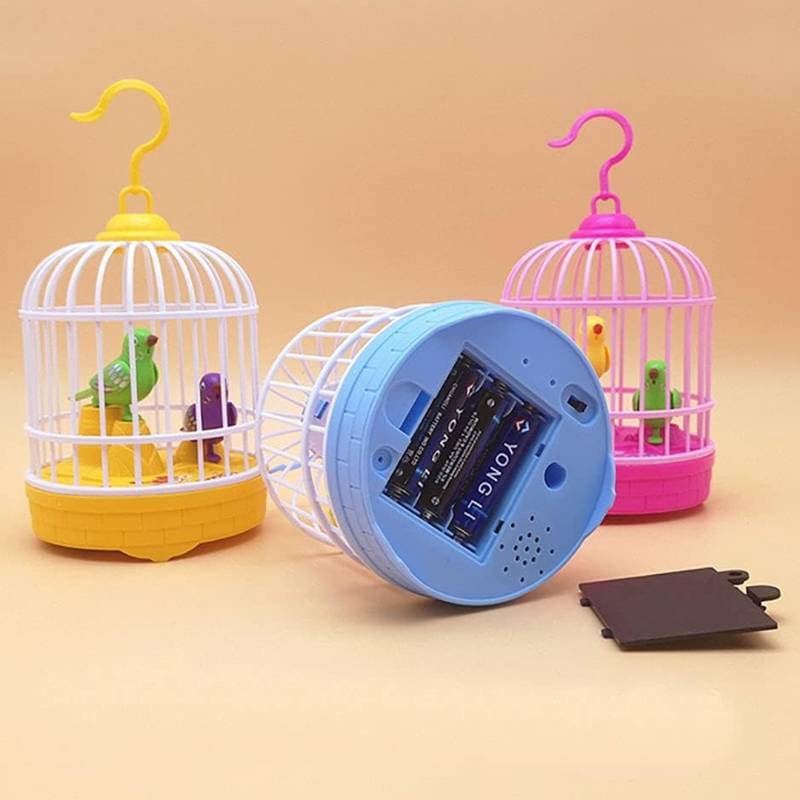 Voice Activated Induction Birds with Birdcage Toy thumbnail 3