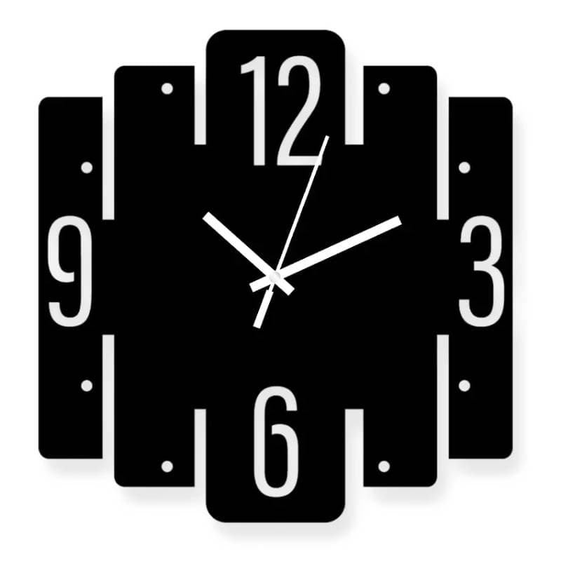Decorative Wooden Board Wall Clock -1029
