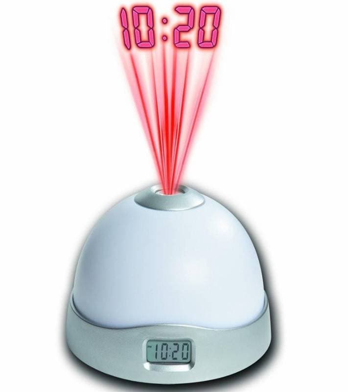 Colorful Projection Clock Star Sky Night Light thumbnail 2