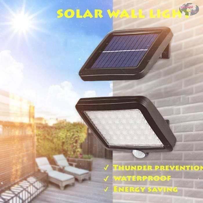 56LED Indoor Outdoor Solar Power Sensor Light thumbnail 4