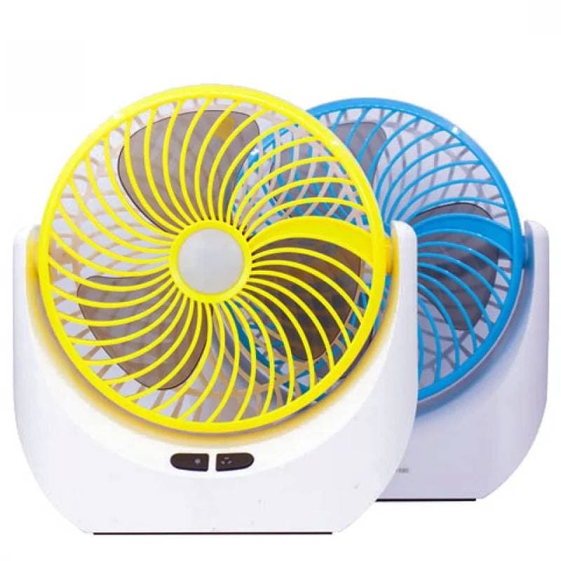 JY SUPER -JY-1880 Rechargeable Mini Table Fan With LED Light thumbnail 3