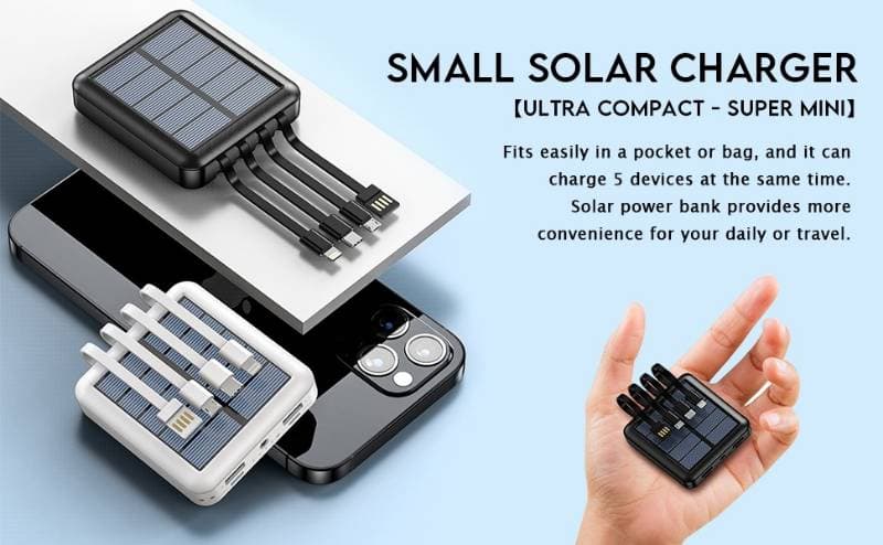 Solar Power Bank 10000 mah thumbnail 2