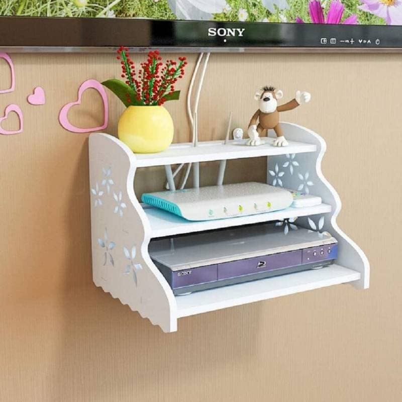 3 Layer Router Storage Stand Set Top Box  thumbnail 2