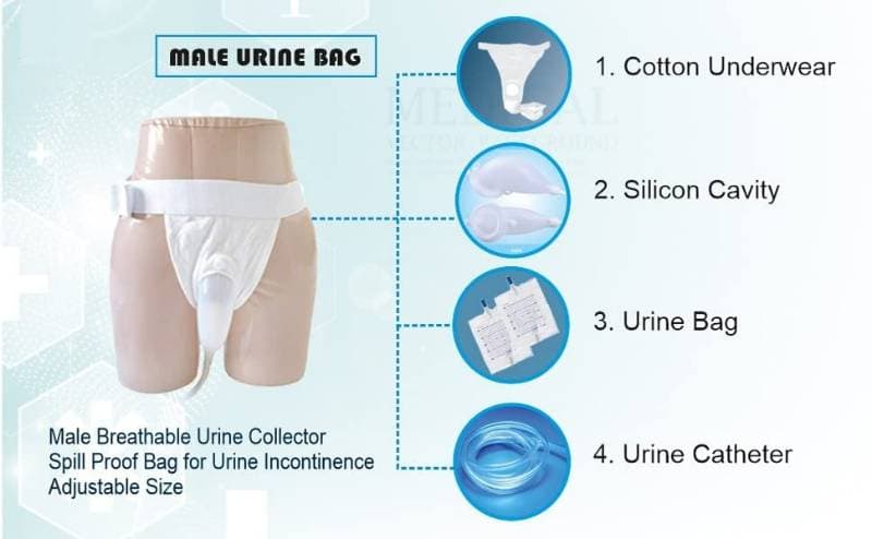 Urine Collection Bag For Male  thumbnail 3