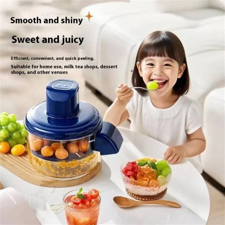 Multipurpose Rechargeable Automatic Fruit & Garlic Peeler Machine   thumbnail 2