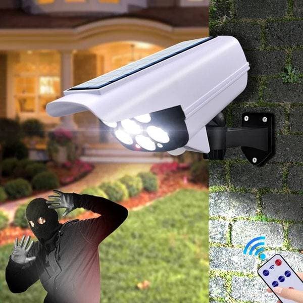 Remote Control 77 LED Solar Motion Sensor Lamp thumbnail 2