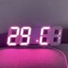 3D LED Digital Wall Alarm Clock 