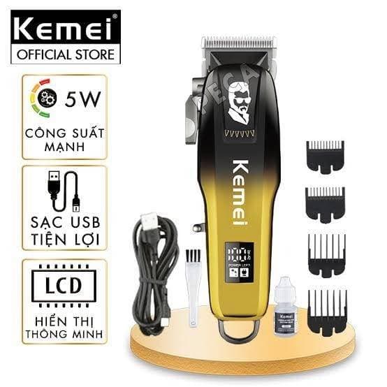Kemei Pro Electric Hair Clipper Km-709A Rechargeable Hair Cutter thumbnail 3