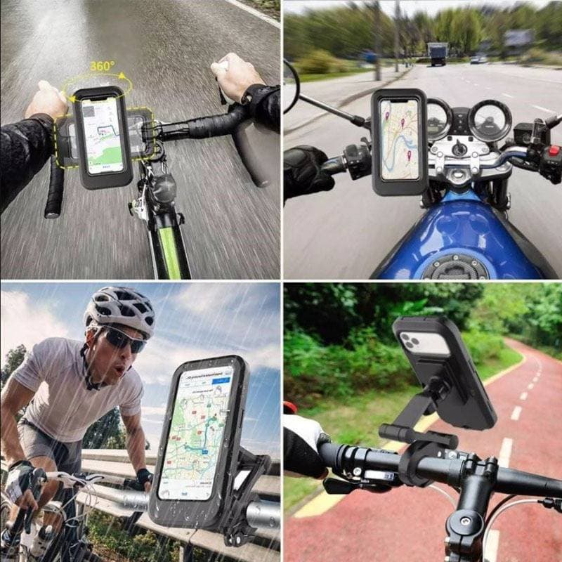 360° Adjustable Waterproof Bike Phone Holder Case thumbnail 3