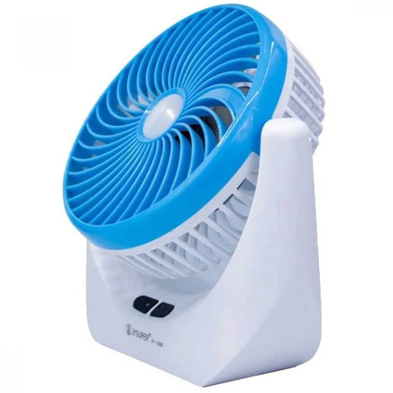 JY SUPER -JY-1880 Rechargeable Mini Table Fan With LED Light thumbnail 4