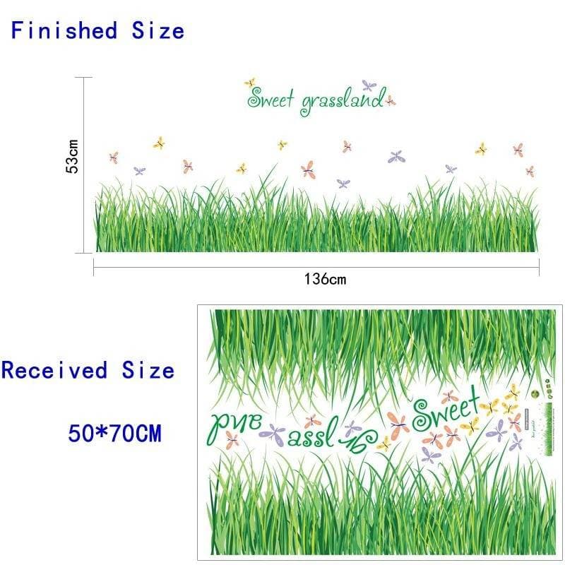 Green Grass Wall Sticker thumbnail 3