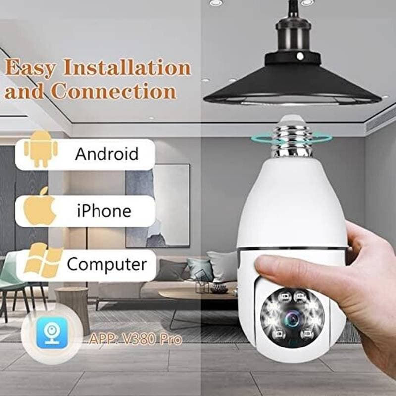 Smart IP Wifi Bulb CC Camera thumbnail 4