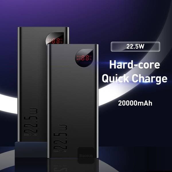Baseus PPADM20S 20000mah Adaman Metal Fast Charging Power Bank Black (22.5W) thumbnail 4