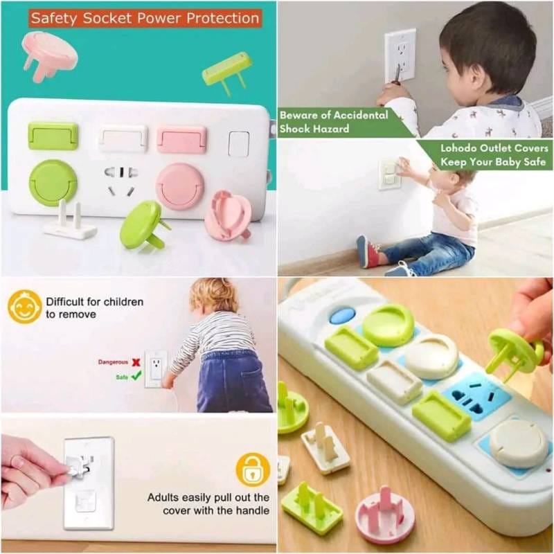 10 Pcs Baby Safety Electric Protection Socket Plug