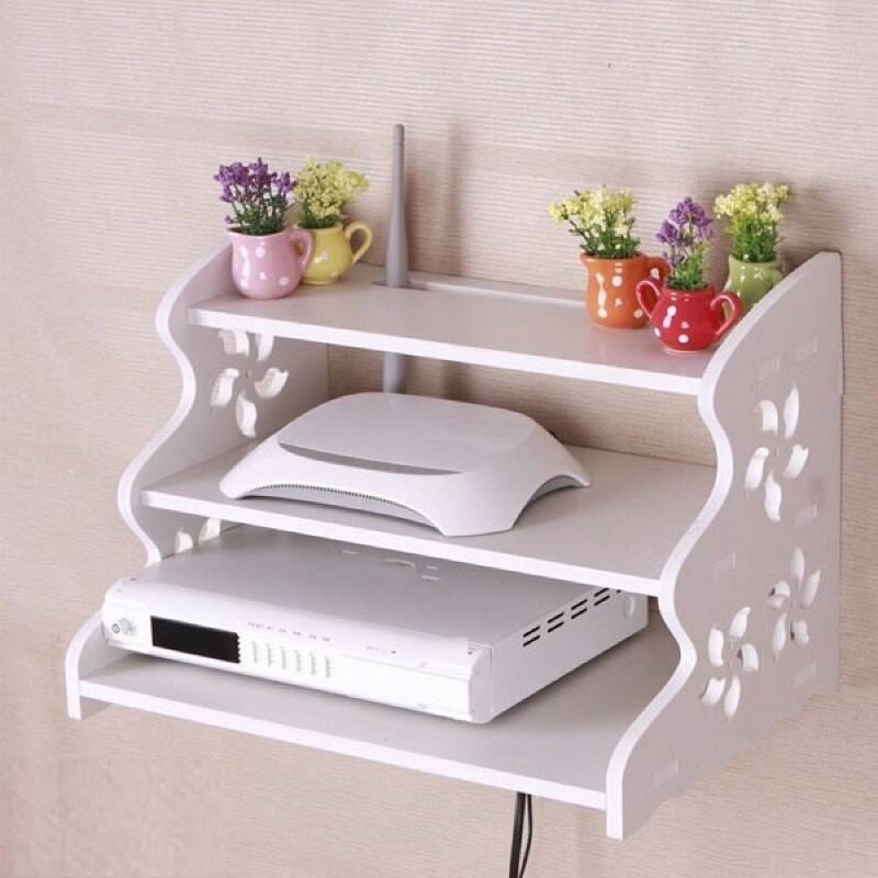 3 Layer Router Storage Stand Set Top Box 