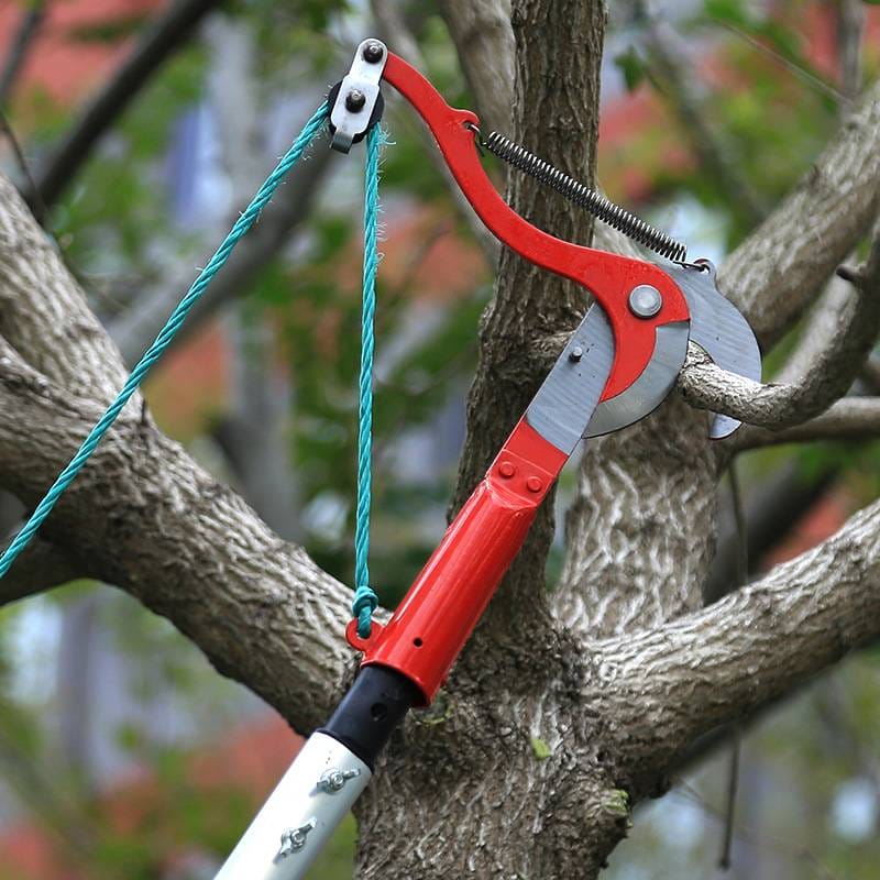 High-altitude Extension Lopper Branch Scissors Extendable Fruit Tree Pruning Saw Cutter Garden Trimmer Tool With Rope