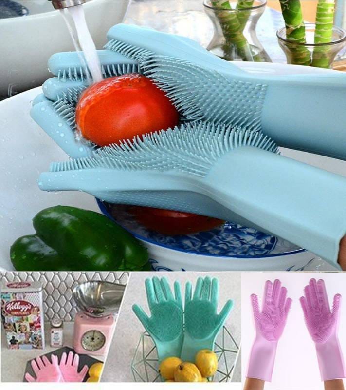 Magic Silicone Hand Gloves( হ্যান্ড গ্লাভস) 