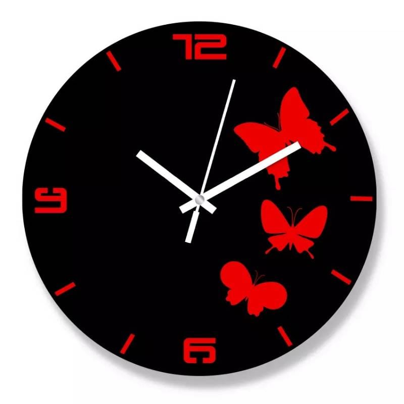 Thematic Wooden Board Wall Clock -1036