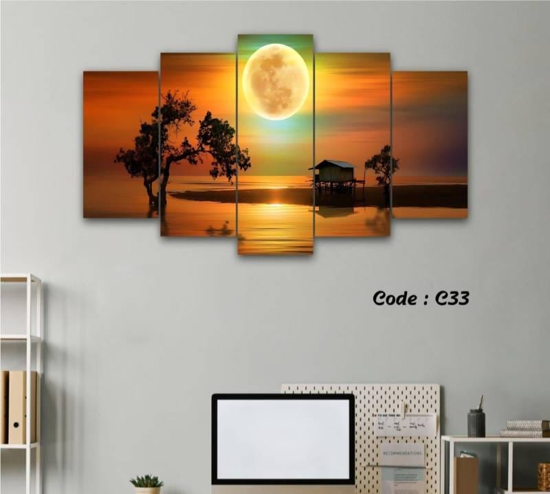 5 Part Natural Canvas- AM-C33