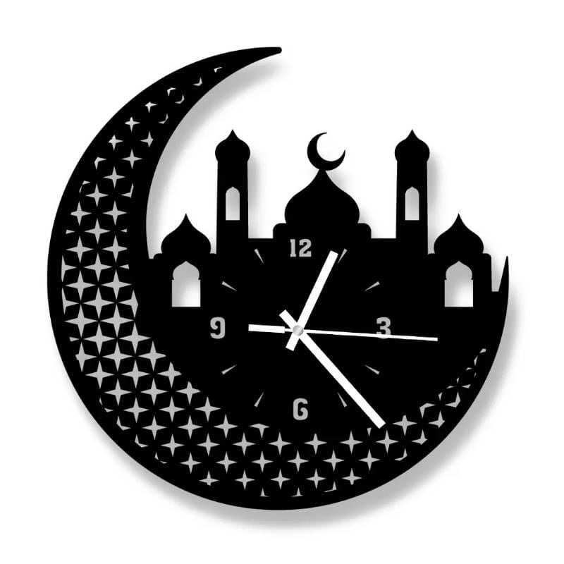 Moon Decorative Wall Clock -1058