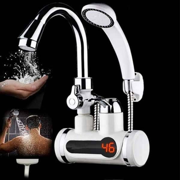 Hot Water Tap With Hand Shower For Wall Mount(হ্যান্ড শাওয়ার সহ)