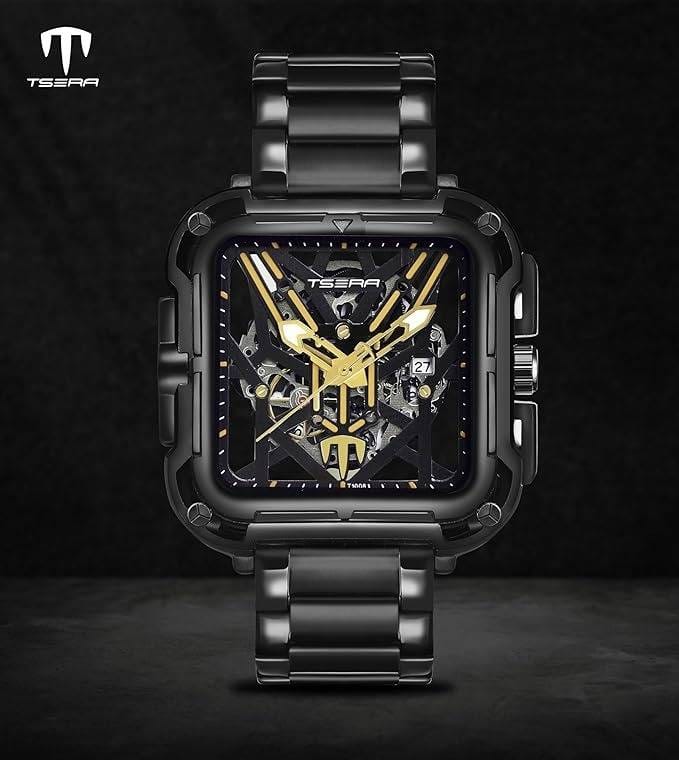 TSERA T1008S-B-YL-B Multifunction 3ATM Water Resistant Watch