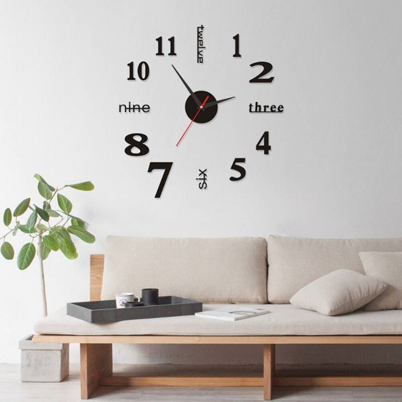 3D Aryclic Wall Clock