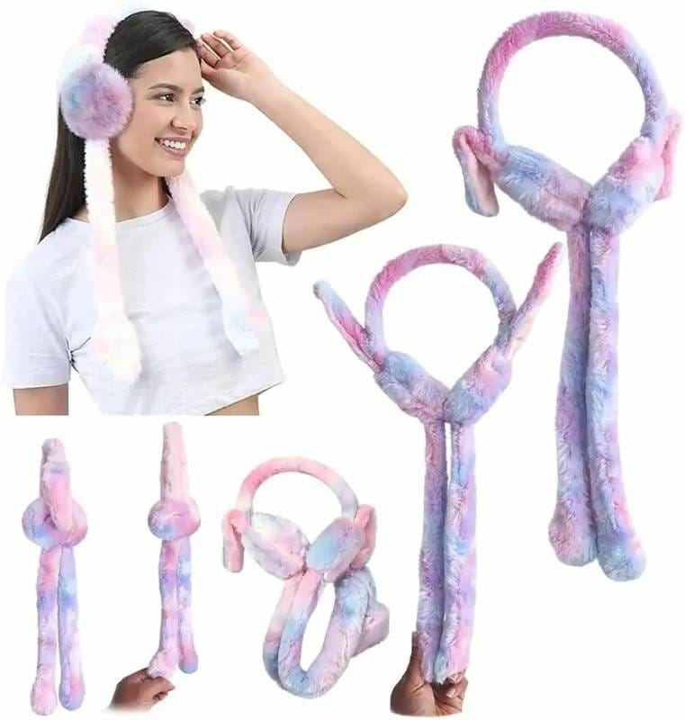 Premium Fluffy Moving Ear Winter Earmuffs 