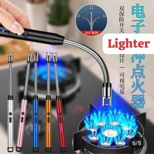 Electric USB Windproof Lighter For Kitchen 