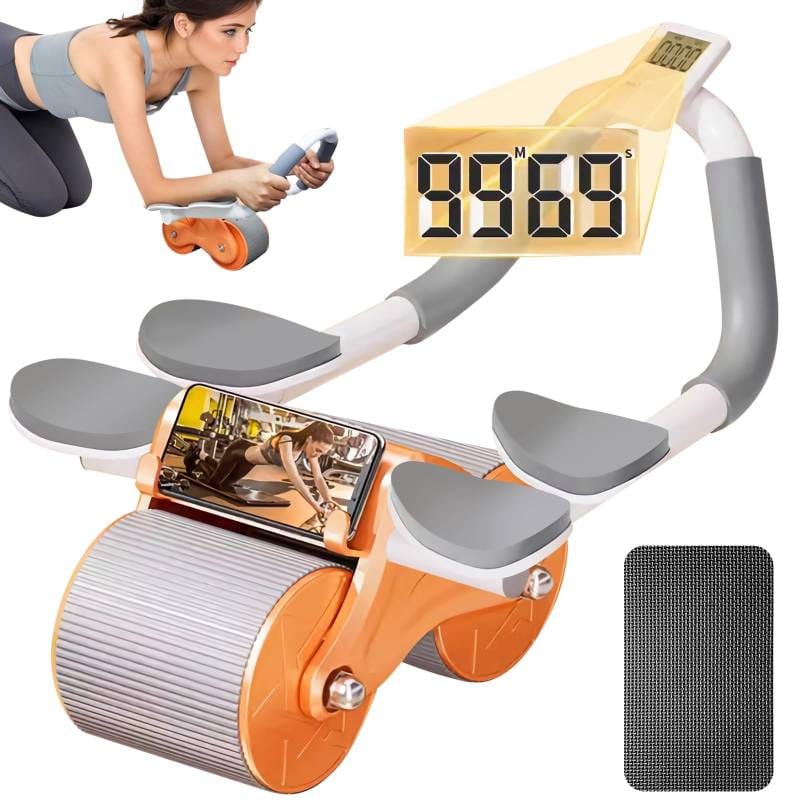 Automatic Abdominal Exercise Roller with Elbow Support